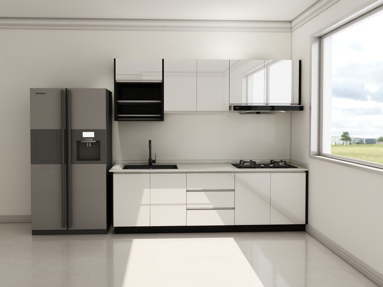 Melamine Kitchen Cabinet Packages Malaysia - Alpha Kitchen Industries ...